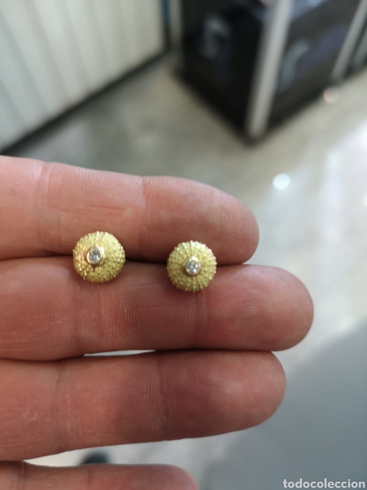 Joyeria: Pendientes de oro 18 k y brillantes - Foto 3
