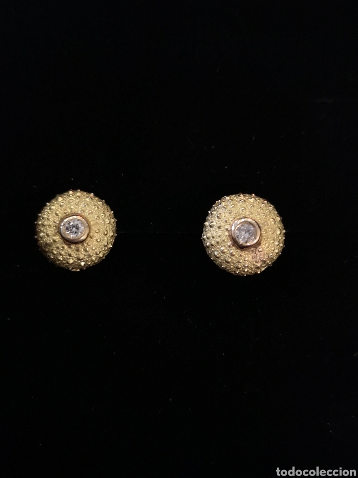 Joyeria: Pendientes de oro 18 k y brillantes - Foto 1