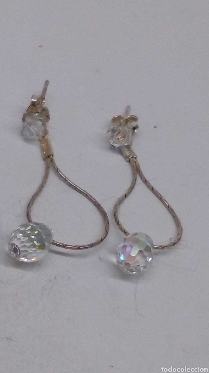 Joyeria: Pendientes de plata piedras swarovski - Foto 1