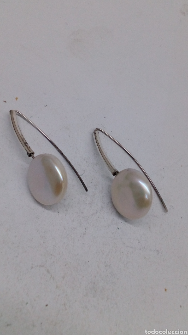 Joyeria: Pendientes de plata y perlas/P197 - Foto 1