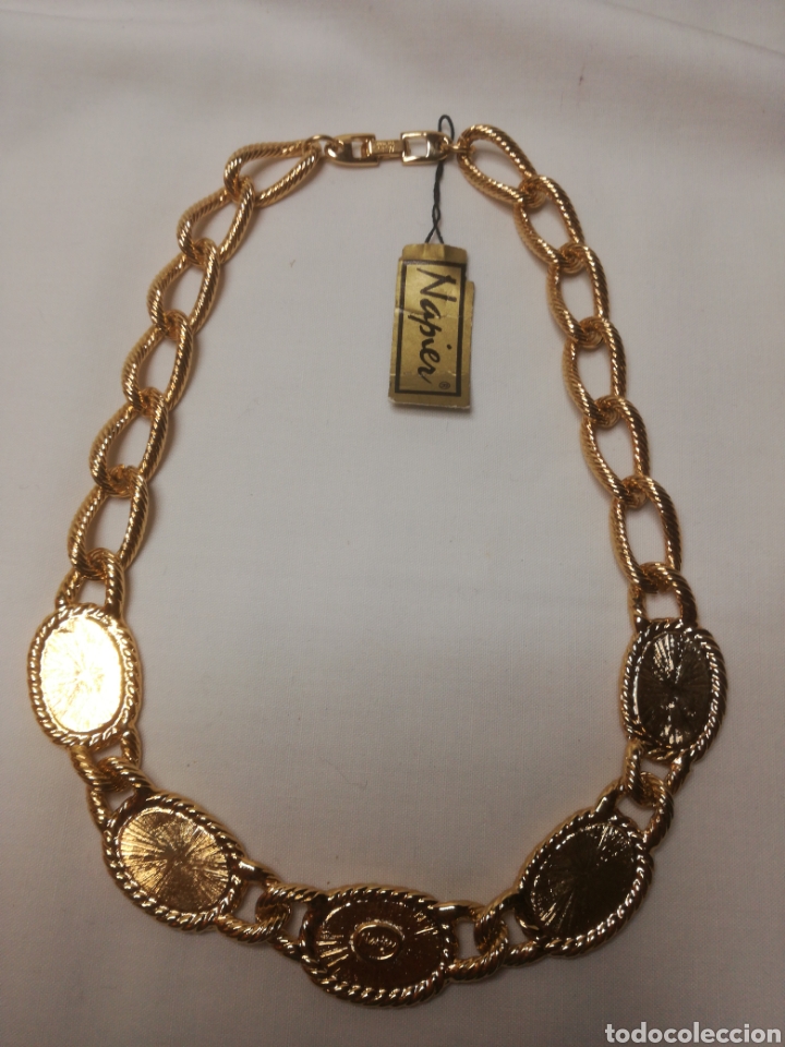 Joyeria: Collar napier chapdo oro vintage - Foto 2