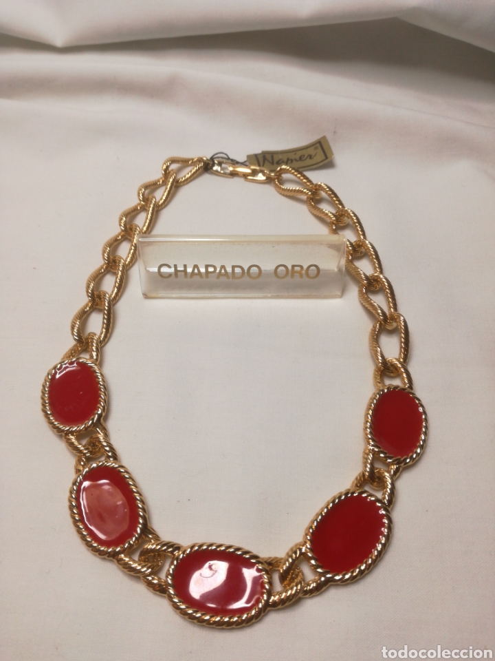 Joyeria: Collar napier chapdo oro vintage - Foto 9
