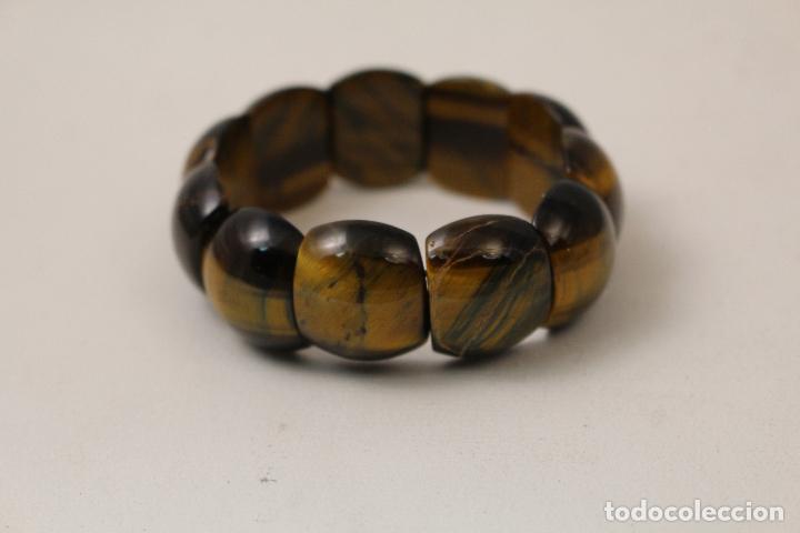 Joyeria: pulsera ajustable ojo de tigre - Foto 1