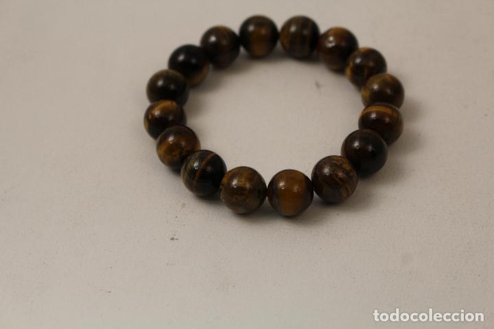 Joyeria: pulsera ajustable ojo de tigre - Foto 2