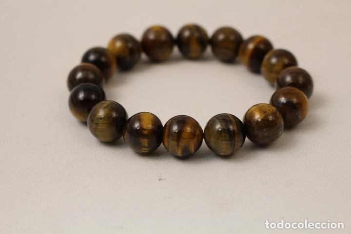 Joyeria: pulsera ajustable ojo de tigre - Foto 1