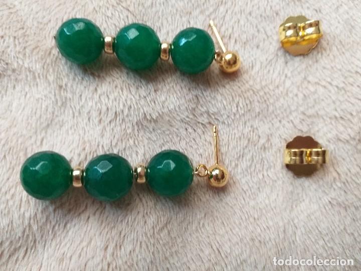 Joyeria: Pendientes en &Aacute;gata verde - Foto 2
