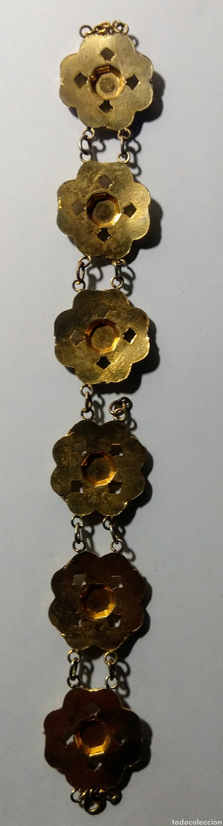 Joyeria: Antigua pulsera ba&ntilde;ada en oro. - Foto 2