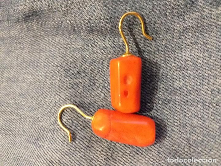 Joyeria: Pendientes de tronco de coral natural - Foto 1