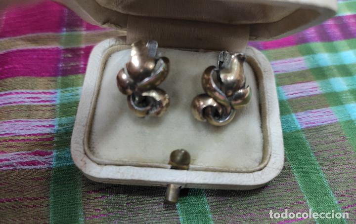 Joyeria: Antiguos pendientes de oro - Foto 3