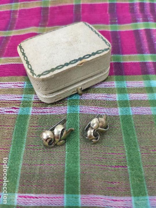 Joyeria: Antiguos pendientes de oro - Foto 4