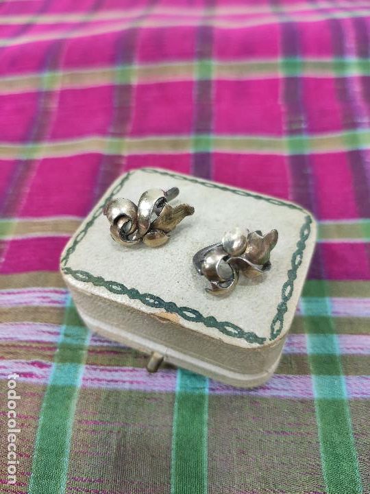 Joyeria: Antiguos pendientes de oro - Foto 6