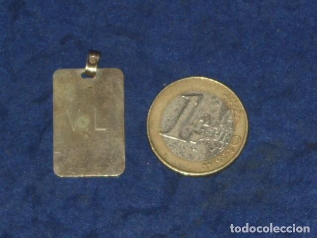 Joyeria: COLGANTE DE PLATA,CHAPA PARA GRABAR. - Foto 1