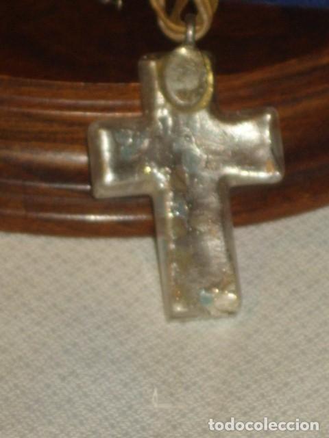 Joyeria: ANTIGUA CRUZ DE CRISTAL DE MURANO. - Foto 6