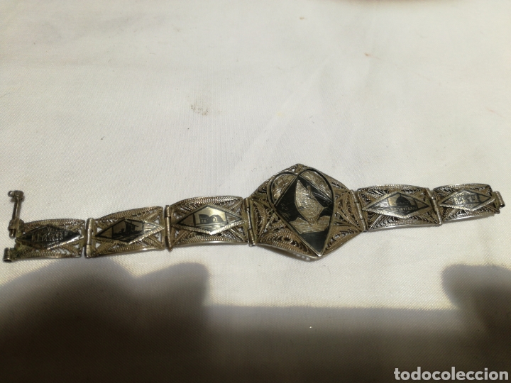 Joyeria: Antigua pulsera de PLATA de filigrana - Foto 1
