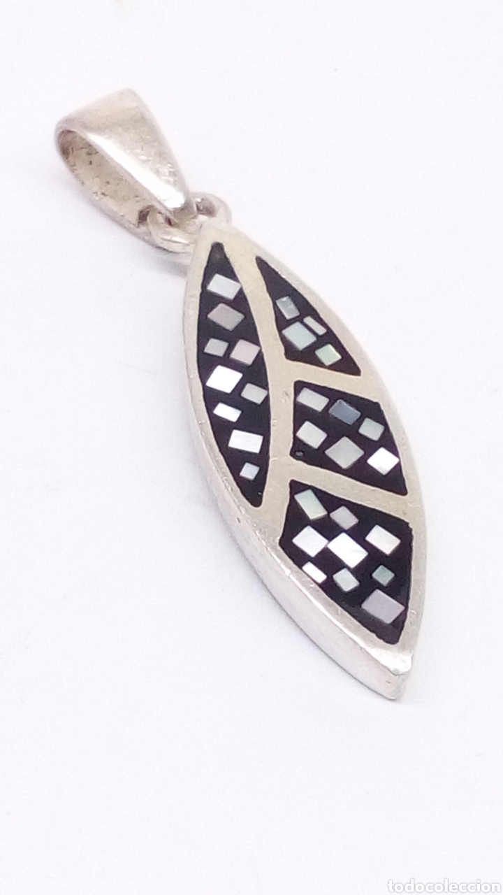 Joyeria: Colgante de plata y nacar/C40 - Foto 1