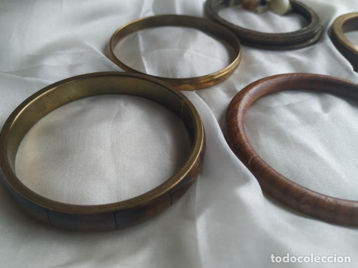 Joyeria: Lote 5 pulseras r&iacute;gidas - Foto 3