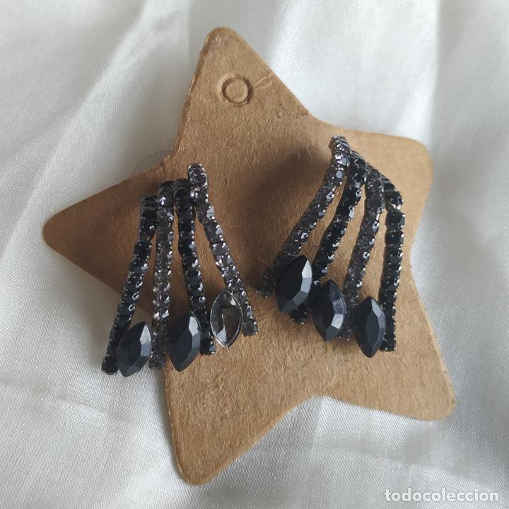 Joyeria: Pendientes strass negro - Foto 2