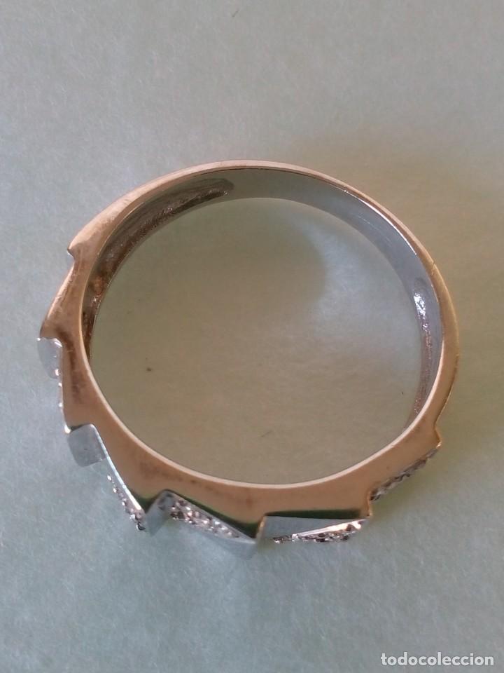 Joyeria: ORIGINAL ANILLO DE ORO BLANCO Y BRILLANTES - Foto 4