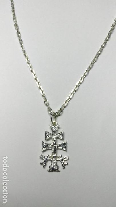 Joyeria: CADENA CON CRUZ DE CARAVACA EN PLATA 925. - Foto 2