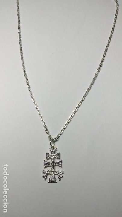 Joyeria: CADENA CON CRUZ DE CARAVACA EN PLATA 925. - Foto 3