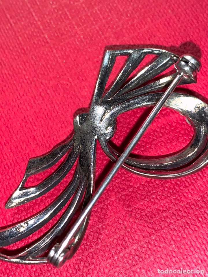 Joyeria: Precioso broche en plata contrastada y marquesitas - Foto 2