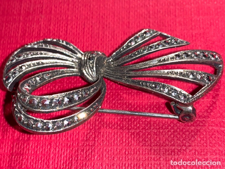 Joyeria: Precioso broche en plata contrastada y marquesitas - Foto 3
