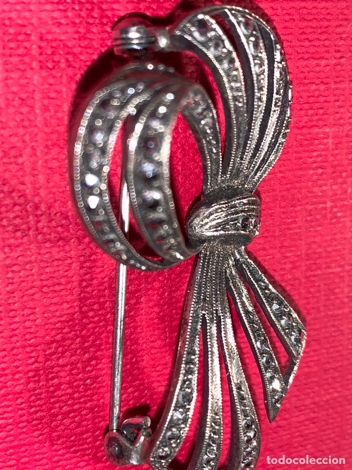 Joyeria: Precioso broche en plata contrastada y marquesitas - Foto 5