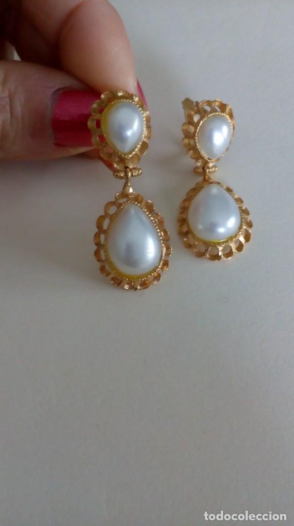 Joyeria: PRECIOSOS PENDIENTES DE PLATA CHAPADOS ORO - Foto 2