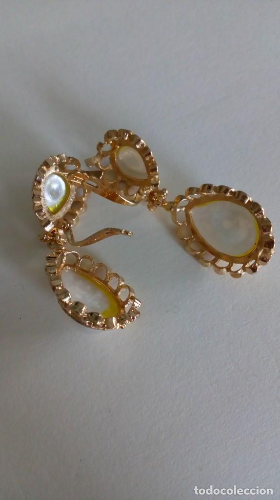 Joyeria: PRECIOSOS PENDIENTES DE PLATA CHAPADOS ORO - Foto 3