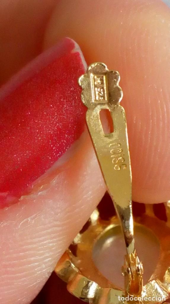 Joyeria: PRECIOSOS PENDIENTES DE PLATA CHAPADOS ORO - Foto 7