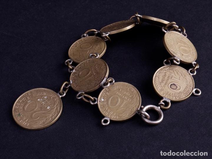 Joyeria: PULSERA 10 C&Eacute;NTIMOS REP&Uacute;BLICA FRANCESA - Foto 2
