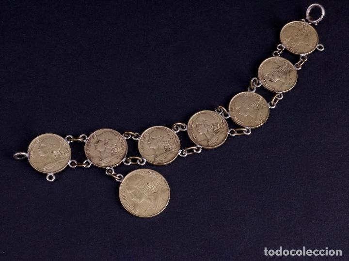 Joyeria: PULSERA 10 C&Eacute;NTIMOS REP&Uacute;BLICA FRANCESA - Foto 3