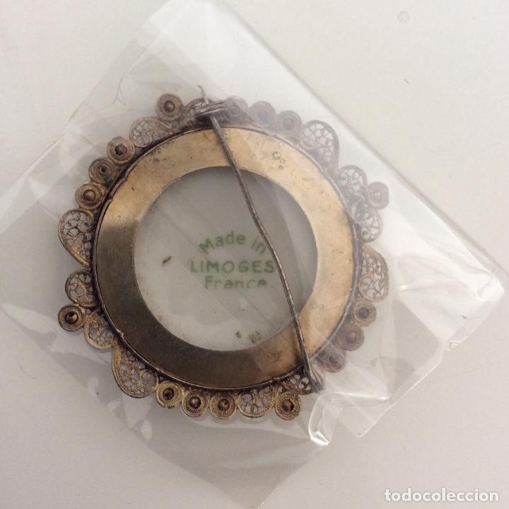 Joyeria: BROCHE ANTIGUO LIMOGES. - Foto 2