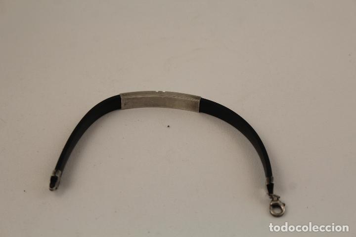 Joyeria: PUSERA DE CAUCHO Y PLATA 925 - Foto 5