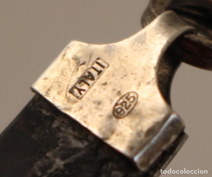 Joyeria: PUSERA DE CAUCHO Y PLATA 925 - Foto 6