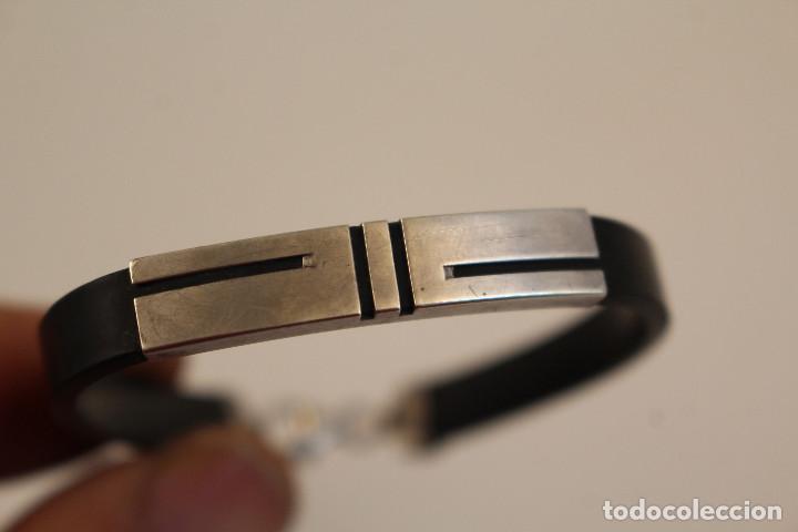 Joyeria: PUSERA DE CAUCHO Y PLATA 925 - Foto 7