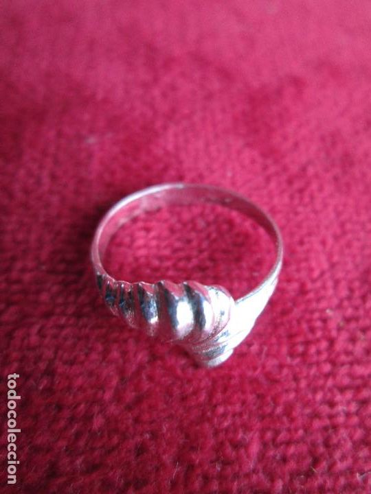 Joyeria: ANTIGUO ANILLO DE PLATA - PUNZONADO - Foto 4