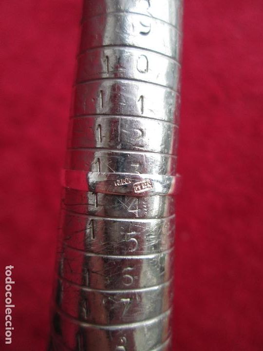 Joyeria: ANTIGUO ANILLO DE PLATA - PUNZONADO - Foto 8