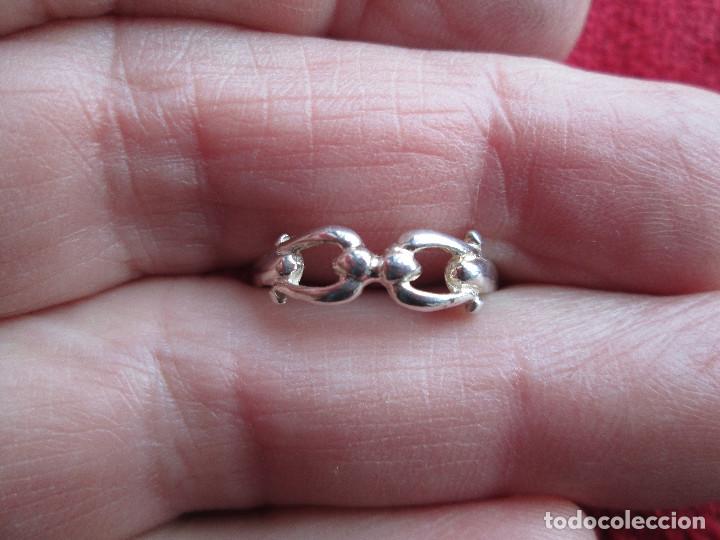 Joyeria: ANTIGUO ANILLO DE PLATA - PUNZONADO - Foto 5