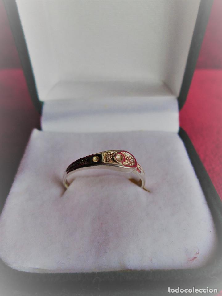 Joyeria: ANTIGUO ANILLO DE PLATA - PUNZONADO - Foto 2