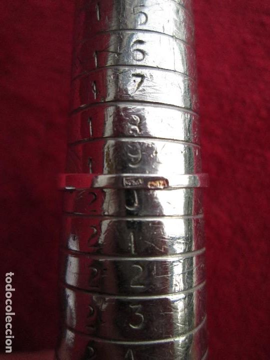 Joyeria: ANTIGUO ANILLO DE PLATA - PUNZONADO - Foto 7