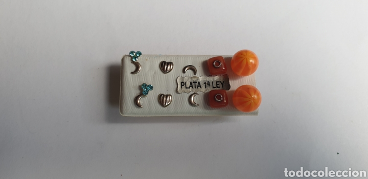 Joyeria: Lote de pendientes de plata de ley - Foto 2