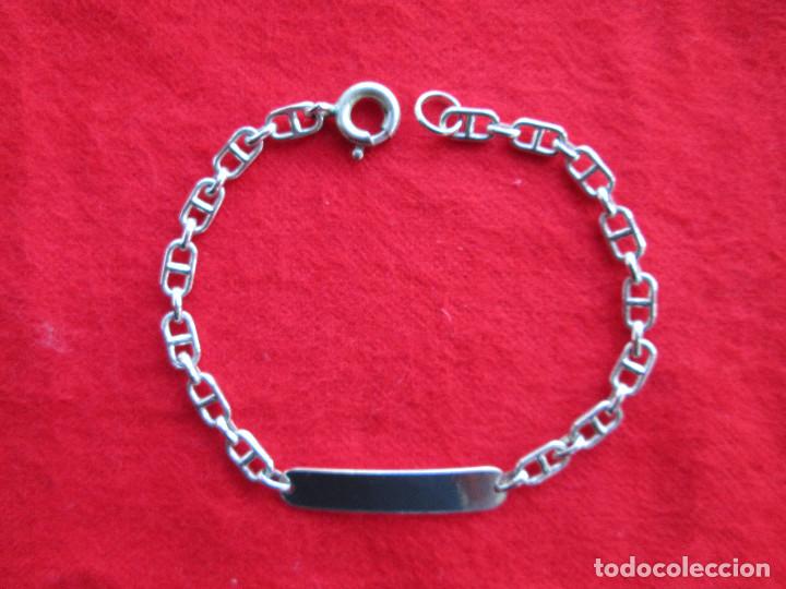 Joyeria: PULSERA DE PLATA 925 mm. - ESCLAVA - PUNZONADA - Foto 2
