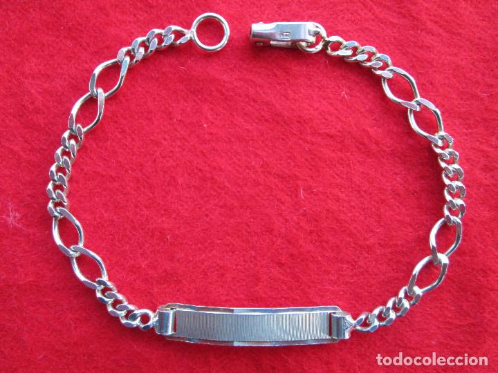 Joyeria: PULSERA DE PLATA 925 mm. - ESCLAVA - PUNZONADA - Foto 2
