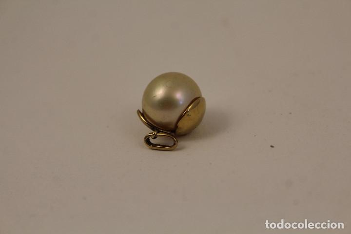 Joyeria: colgante perla y plata dorada de ley 925 - Foto 1