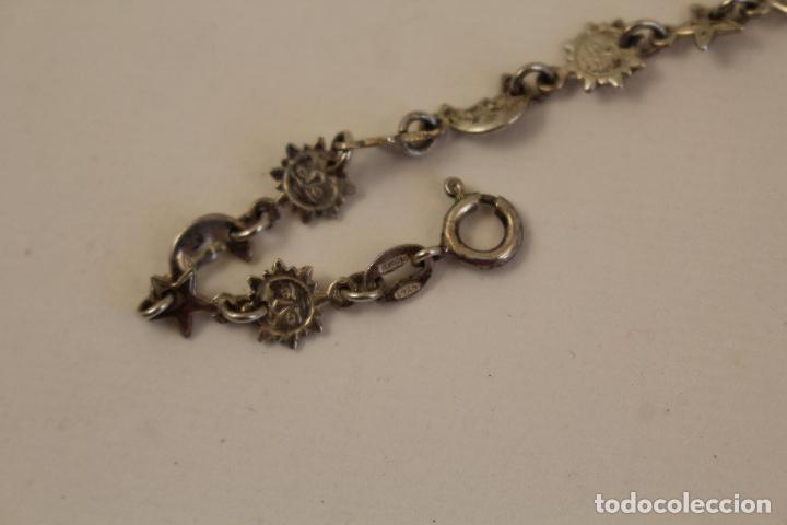 Joyeria: pulsera de lunas y soles en plata de ley 925 - Foto 2