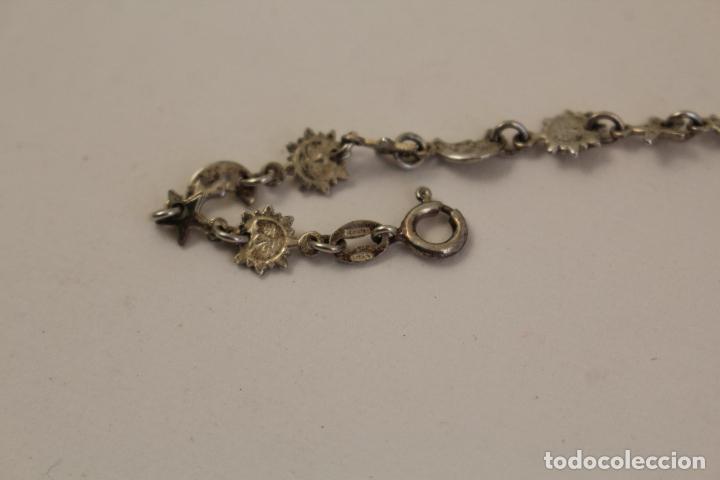 Joyeria: pulsera de lunas y soles en plata de ley 925 - Foto 3