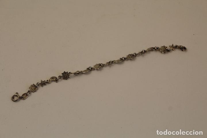 Joyeria: pulsera de lunas y soles en plata de ley 925 - Foto 4