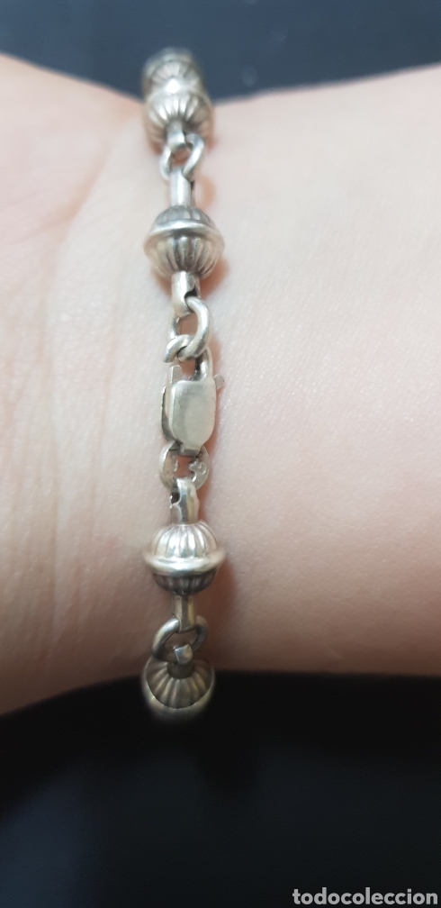 Joyeria: #515 PULSERA CON CIRCULOS PLATA 925. 19 CM - Foto 2