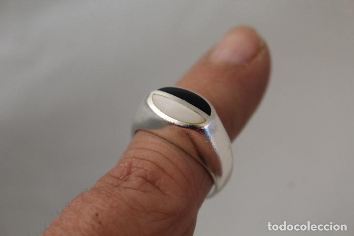 Joyeria: anillo plata 925 con &oacute;nix y nacar - Foto 2